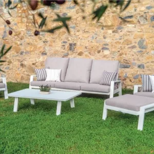 Conjunto sofá reclinable exterior Valeria