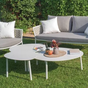 Conjunto sofá apilable exterior Ilena