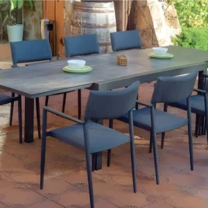 Butaca exterior apilable Gema