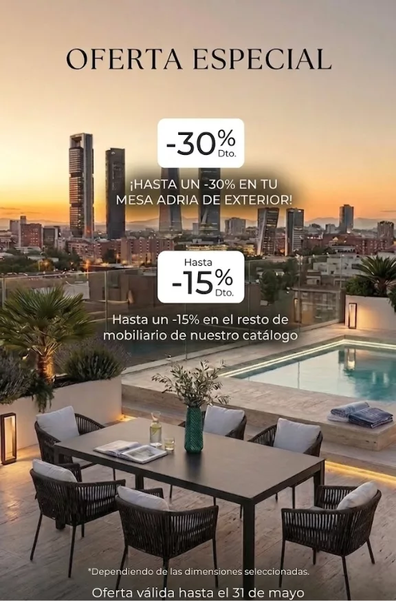 Oferta muebles de exterior